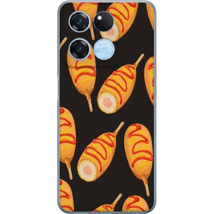 Mobile case for OnePlus Ace Racing with Chicken drumstick design in the group SMARTPHONE & TABLETS / Phone cases / OnePlus at TP E-commerce Nordic AB (A57131)