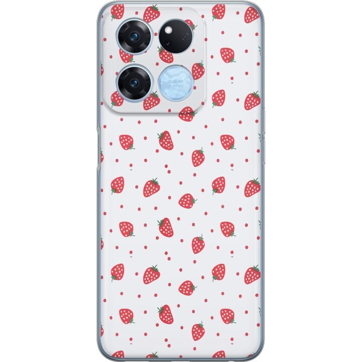 Mobile case for OnePlus Ace Racing with Strawberries design in the group SMARTPHONE & TABLETS / Phone cases / OnePlus at TP E-commerce Nordic AB (A57139)