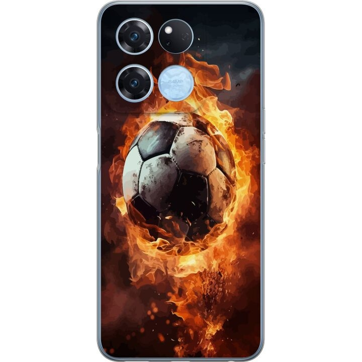 Mobile case for OnePlus Ace Racing with Football design in the group SMARTPHONE & TABLETS / Phone cases / OnePlus at TP E-commerce Nordic AB (A57143)