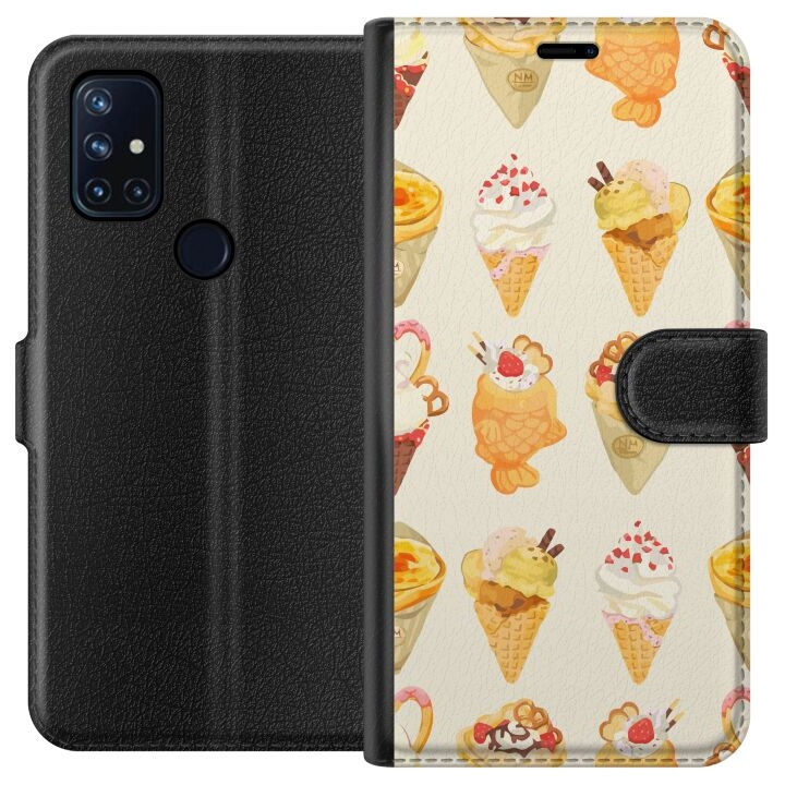 Wallet case for OnePlus Nord N10 5G with Glassy design in the group SMARTPHONE & TABLETS / Phone cases / OnePlus at TP E-commerce Nordic AB (A57214)