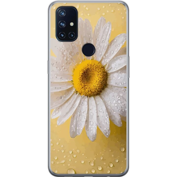 Mobile case for OnePlus Nord N10 5G with Porslinsblomma design in the group SMARTPHONE & TABLETS / Phone cases / OnePlus at TP E-commerce Nordic AB (A57230)