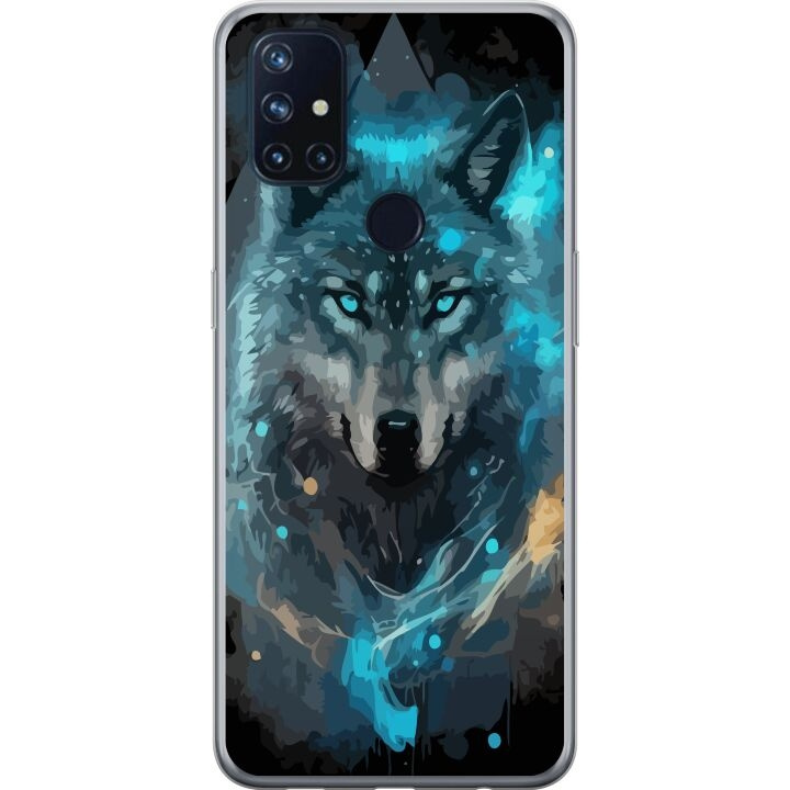 Mobile case for OnePlus Nord N10 5G with Wolf design in the group SMARTPHONE & TABLETS / Phone cases / OnePlus at TP E-commerce Nordic AB (A57235)