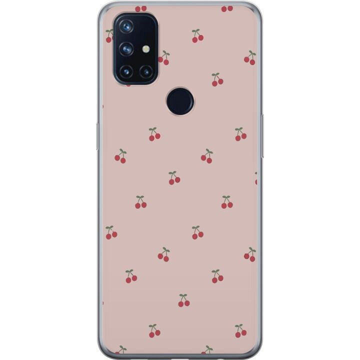 Mobile case for OnePlus Nord N10 5G with Cherry design in the group SMARTPHONE & TABLETS / Phone cases / OnePlus at TP E-commerce Nordic AB (A57237)