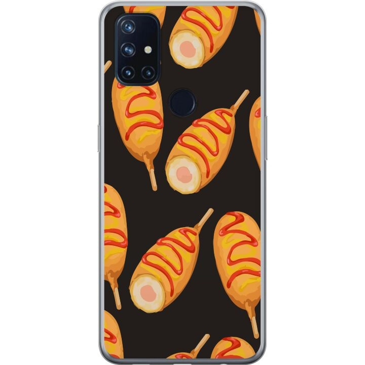 Mobile case for OnePlus Nord N10 5G with Chicken drumstick design in the group SMARTPHONE & TABLETS / Phone cases / OnePlus at TP E-commerce Nordic AB (A57239)