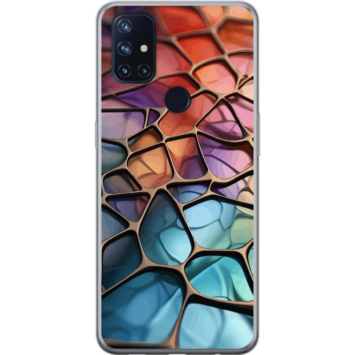 Mobile case for OnePlus Nord N10 5G with Metallic pattern design in the group SMARTPHONE & TABLETS / Phone cases / OnePlus at TP E-commerce Nordic AB (A57240)