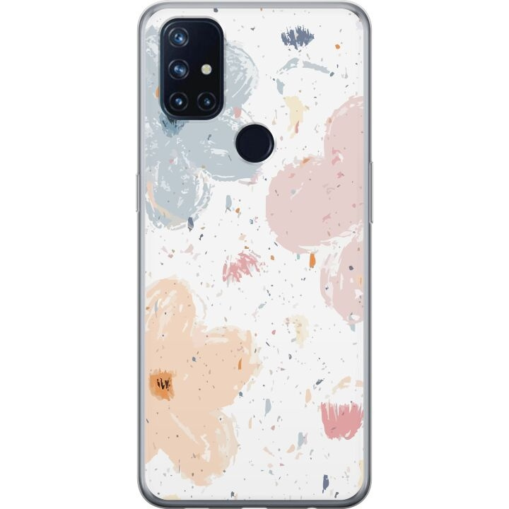 Mobile case for OnePlus Nord N10 5G with Flowers design in the group SMARTPHONE & TABLETS / Phone cases / OnePlus at TP E-commerce Nordic AB (A57242)