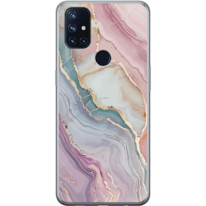 Mobile case for OnePlus Nord N10 5G with Marble design in the group SMARTPHONE & TABLETS / Phone cases / OnePlus at TP E-commerce Nordic AB (A57252)