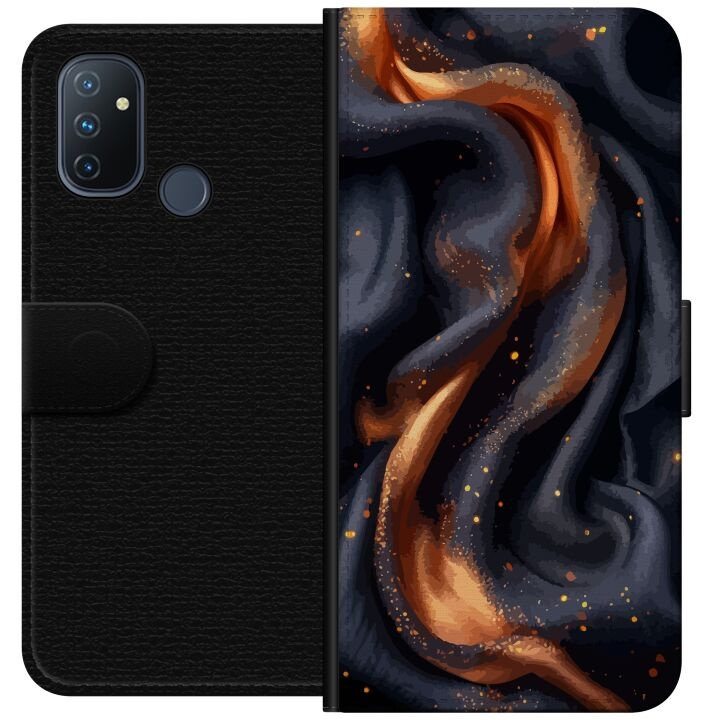 Wallet case for OnePlus Nord N100 with Fiery silk design in the group SMARTPHONE & TABLETS / Phone cases / OnePlus at TP E-commerce Nordic AB (A57258)