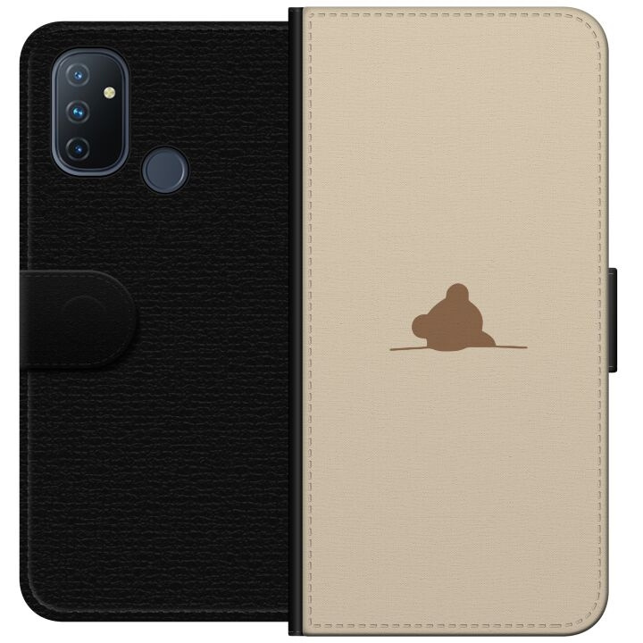 Wallet case for OnePlus Nord N100 with Nalle design in the group SMARTPHONE & TABLETS / Phone cases / OnePlus at TP E-commerce Nordic AB (A57277)