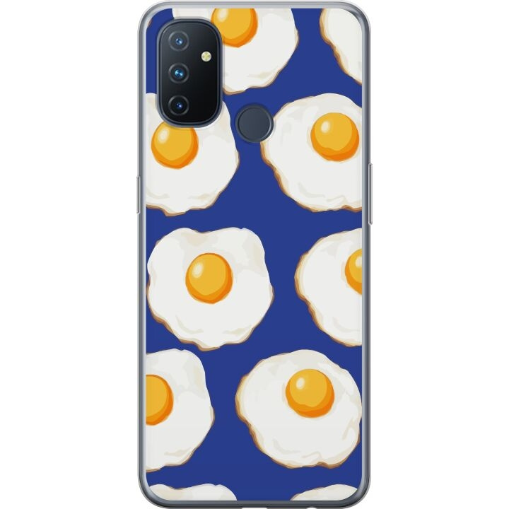 Mobile case for OnePlus Nord N100 with Fried eggs design in the group SMARTPHONE & TABLETS / Phone cases / OnePlus at TP E-commerce Nordic AB (A57290)