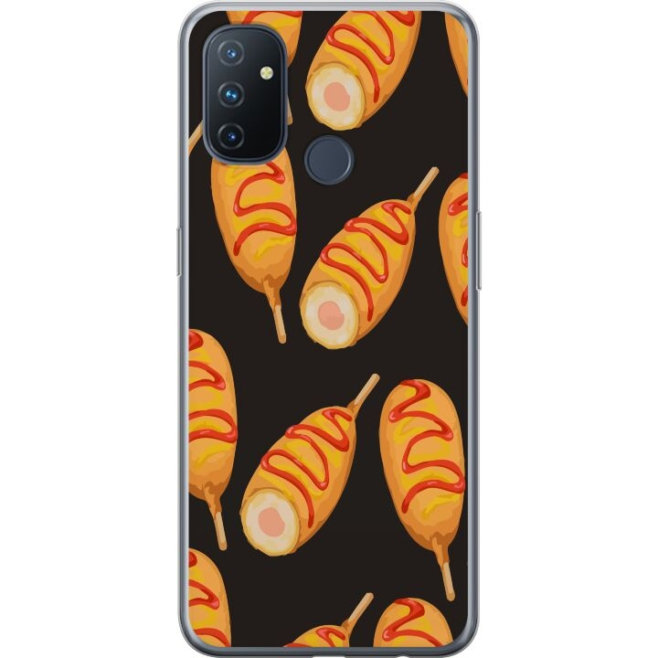 Mobile case for OnePlus Nord N100 with Chicken drumstick design in the group SMARTPHONE & TABLETS / Phone cases / OnePlus at TP E-commerce Nordic AB (A57293)