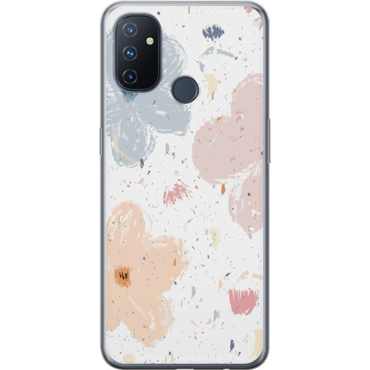 Mobile case for OnePlus Nord N100 with Flowers design in the group SMARTPHONE & TABLETS / Phone cases / OnePlus at TP E-commerce Nordic AB (A57296)