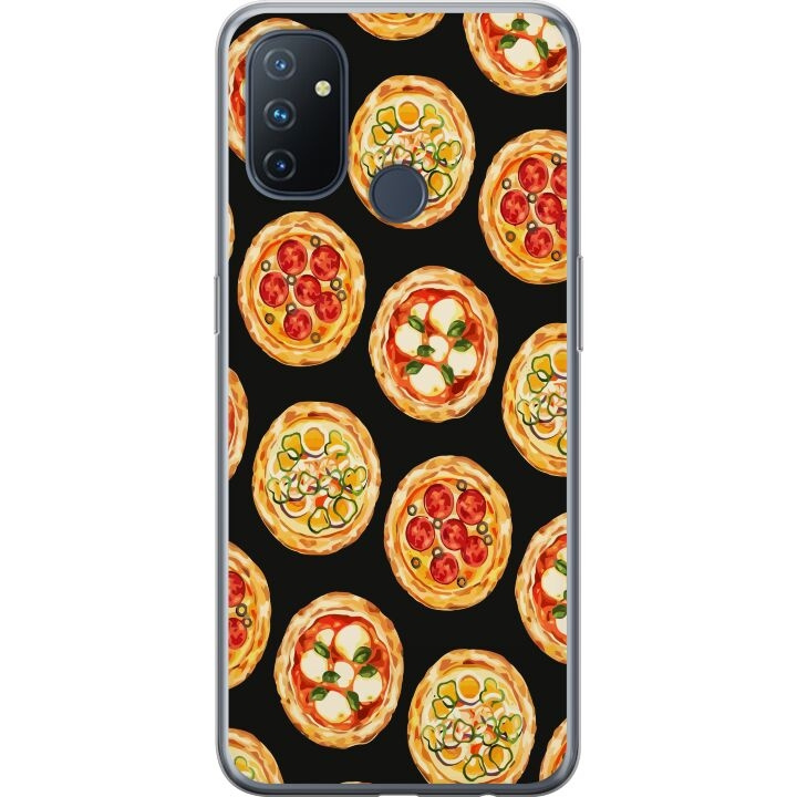 Mobile case for OnePlus Nord N100 with Pizza design in the group SMARTPHONE & TABLETS / Phone cases / OnePlus at TP E-commerce Nordic AB (A57297)