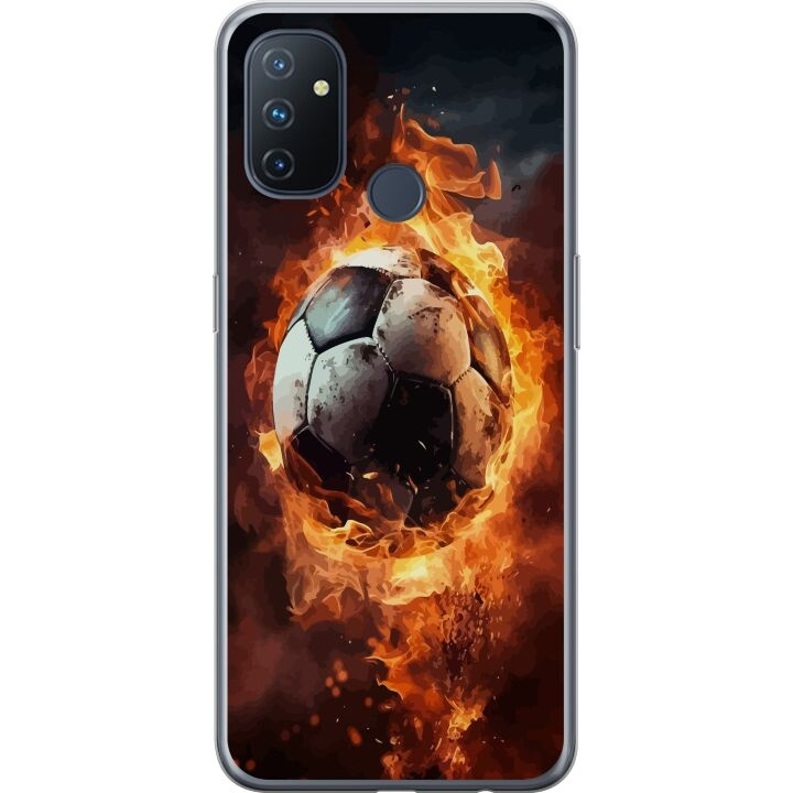 Mobile case for OnePlus Nord N100 with Football design in the group SMARTPHONE & TABLETS / Phone cases / OnePlus at TP E-commerce Nordic AB (A57305)