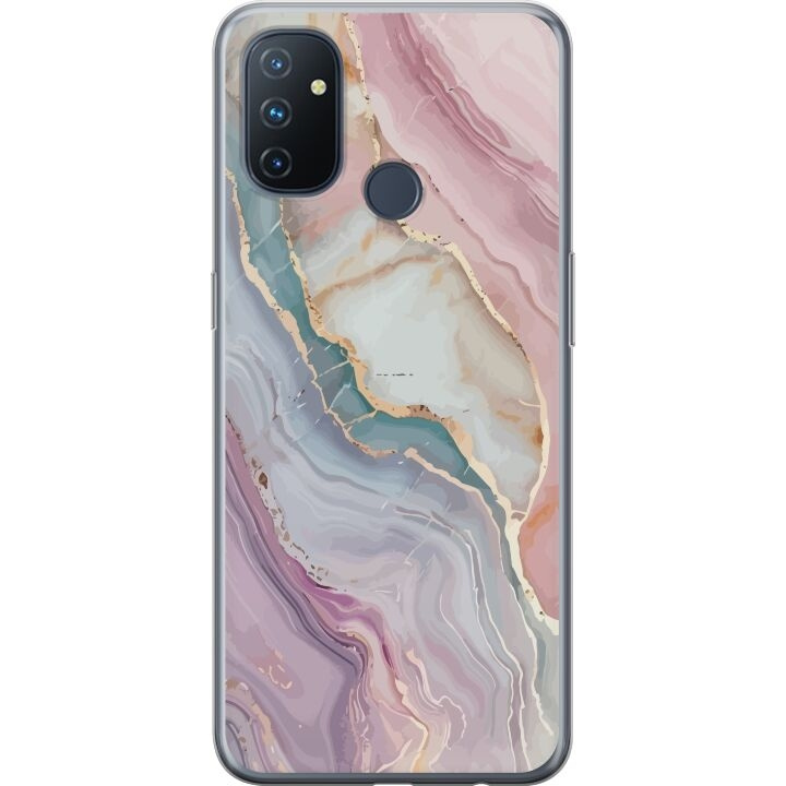 Mobile case for OnePlus Nord N100 with Marble design in the group SMARTPHONE & TABLETS / Phone cases / OnePlus at TP E-commerce Nordic AB (A57306)