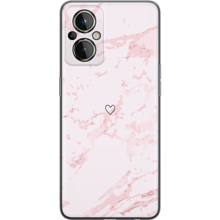 Mobile case for OnePlus Nord N20 5G with Pink Heart design in the group SMARTPHONE & TABLETS / Phone cases / OnePlus at TP E-commerce Nordic AB (A57388)