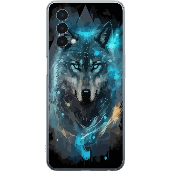 Mobile case for OnePlus Nord N200 5G with Wolf design in the group SMARTPHONE & TABLETS / Phone cases / OnePlus at TP E-commerce Nordic AB (A57397)