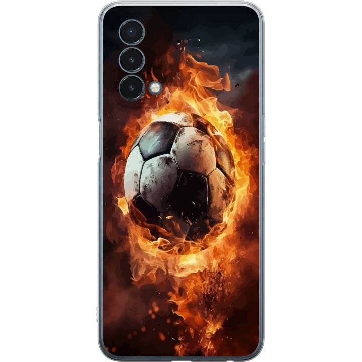 Mobile case for OnePlus Nord N200 5G with Football design in the group SMARTPHONE & TABLETS / Phone cases / OnePlus at TP E-commerce Nordic AB (A57413)