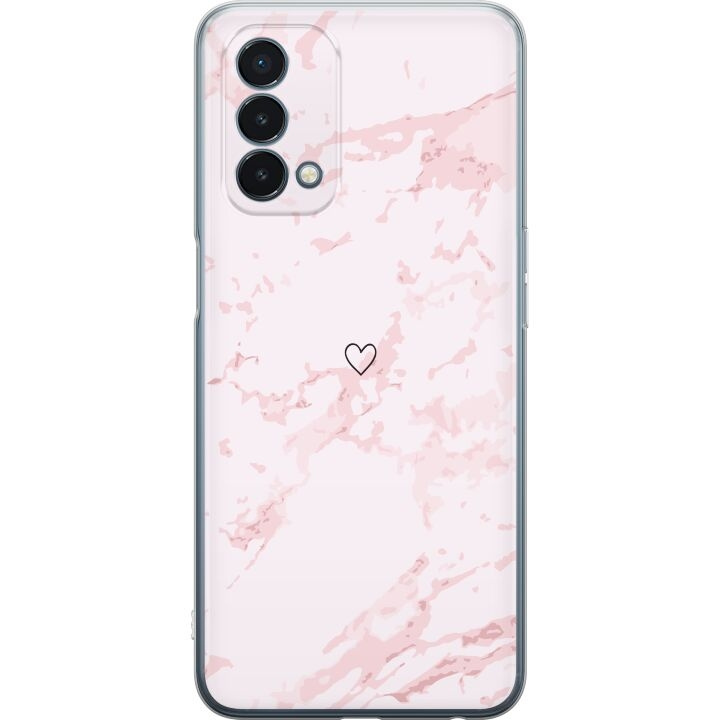 Mobile case for OnePlus Nord N200 5G with Pink Heart design in the group SMARTPHONE & TABLETS / Phone cases / OnePlus at TP E-commerce Nordic AB (A57415)