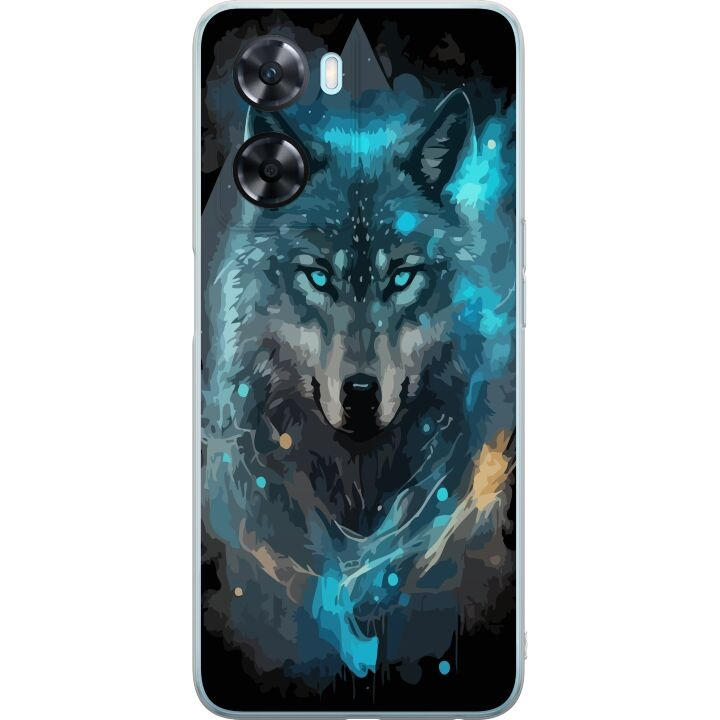 Mobile case for OnePlus Nord N20 SE with Wolf design in the group SMARTPHONE & TABLETS / Phone cases / OnePlus at TP E-commerce Nordic AB (A57451)