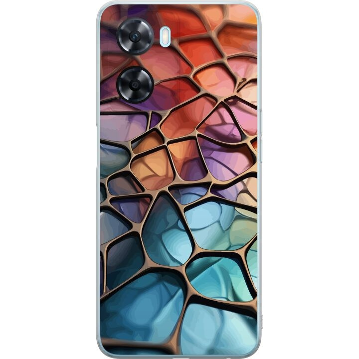 Mobile case for OnePlus Nord N20 SE with Metallic pattern design in the group SMARTPHONE & TABLETS / Phone cases / OnePlus at TP E-commerce Nordic AB (A57456)