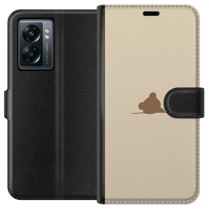 Wallet case for OnePlus Nord N300 with Nalle design in the group SMARTPHONE & TABLETS / Phone cases / OnePlus at TP E-commerce Nordic AB (A57520)