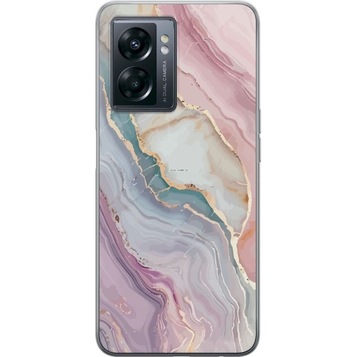 Mobile case for OnePlus Nord N300 with Marble design in the group SMARTPHONE & TABLETS / Phone cases / OnePlus at TP E-commerce Nordic AB (A57549)