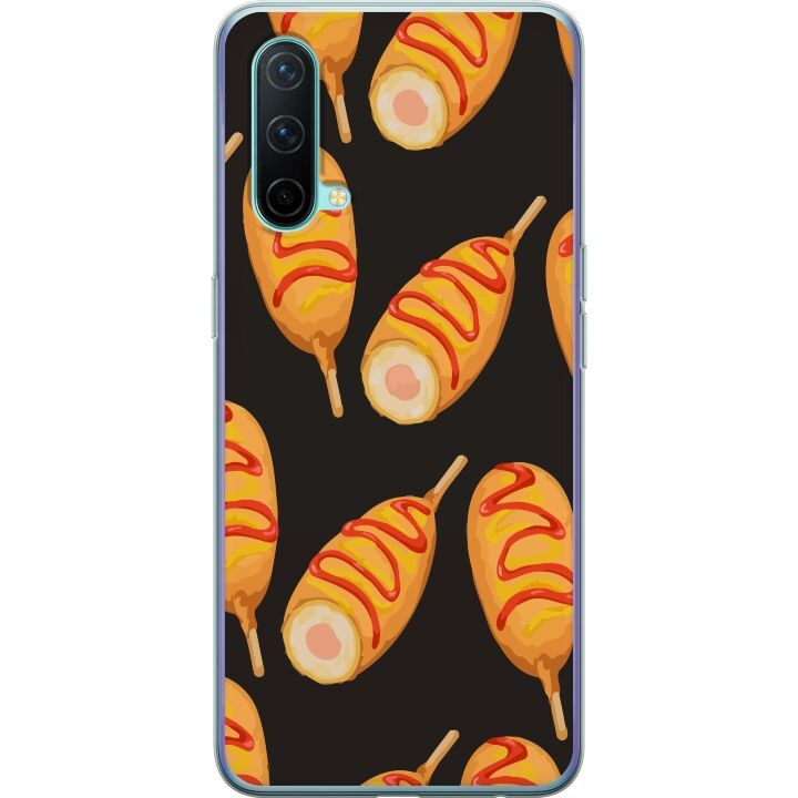 Mobile case for OnePlus Nord CE 5G with Chicken drumstick design in the group SMARTPHONE & TABLETS / Phone cases / OnePlus at TP E-commerce Nordic AB (A57590)