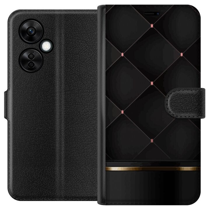 Wallet case for OnePlus Nord CE3 with Luxury line design in the group SMARTPHONE & TABLETS / Phone cases / OnePlus at TP E-commerce Nordic AB (A57677)