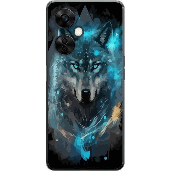 Mobile case for OnePlus Nord CE3 with Wolf design in the group SMARTPHONE & TABLETS / Phone cases / OnePlus at TP E-commerce Nordic AB (A57694)