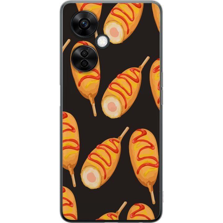 Mobile case for OnePlus Nord CE3 with Chicken drumstick design in the group SMARTPHONE & TABLETS / Phone cases / OnePlus at TP E-commerce Nordic AB (A57698)