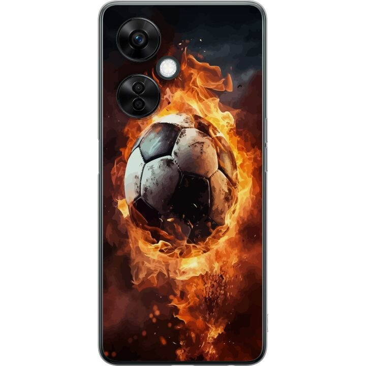 Mobile case for OnePlus Nord CE3 with Football design in the group SMARTPHONE & TABLETS / Phone cases / OnePlus at TP E-commerce Nordic AB (A57710)