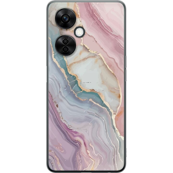 Mobile case for OnePlus Nord CE3 with Marble design in the group SMARTPHONE & TABLETS / Phone cases / OnePlus at TP E-commerce Nordic AB (A57711)