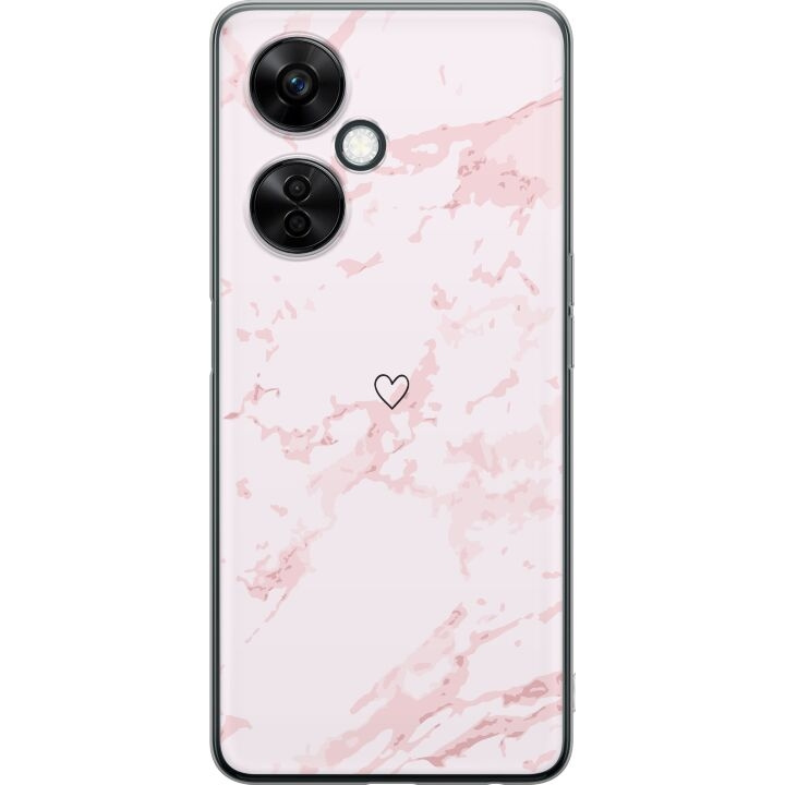 Mobile case for OnePlus Nord CE3 with Pink Heart design in the group SMARTPHONE & TABLETS / Phone cases / OnePlus at TP E-commerce Nordic AB (A57712)