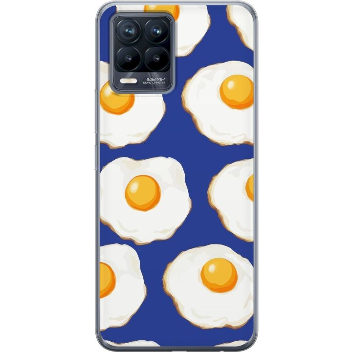 Mobile case for Realme 8 with Fried eggs design in the group SMARTPHONE & TABLETS / Phone cases / Realme at TP E-commerce Nordic AB (A57965)