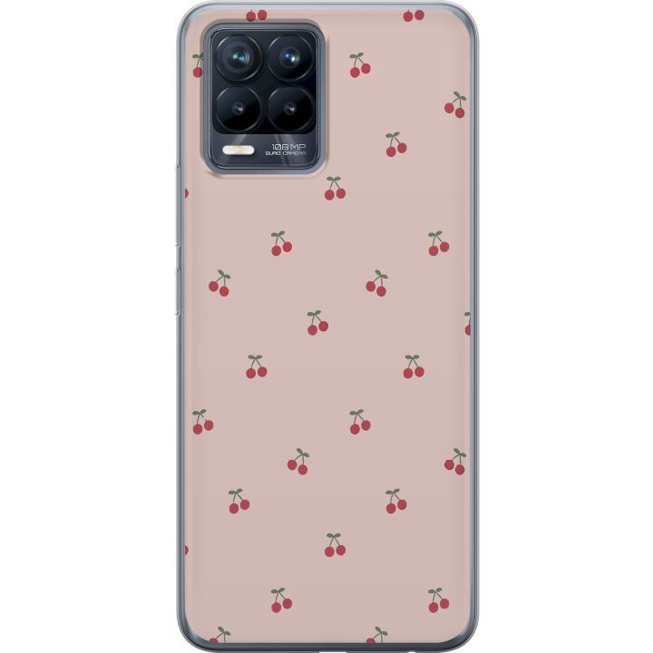 Mobile case for Realme 8 with Cherry design in the group SMARTPHONE & TABLETS / Phone cases / Realme at TP E-commerce Nordic AB (A57966)