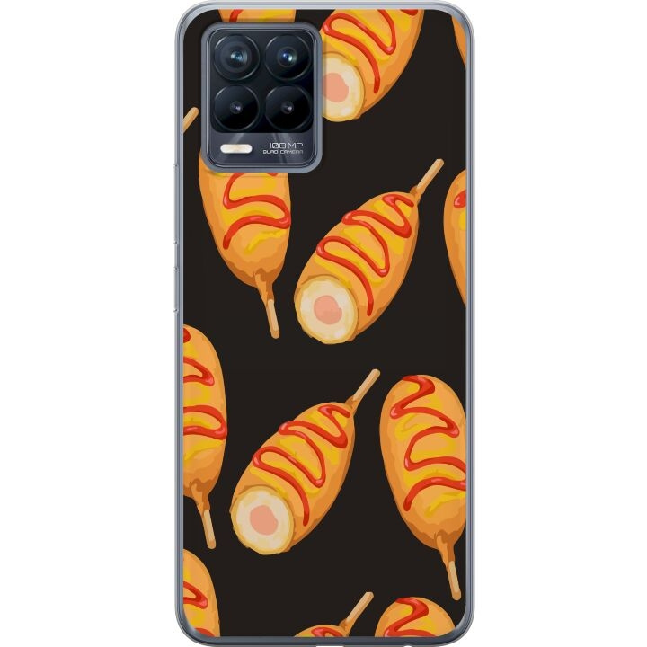 Mobile case for Realme 8 with Chicken drumstick design in the group SMARTPHONE & TABLETS / Phone cases / Realme at TP E-commerce Nordic AB (A57968)