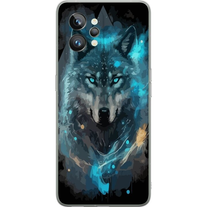 Mobile case for Realme GT2 Pro with Wolf design in the group SMARTPHONE & TABLETS / Phone cases / Realme at TP E-commerce Nordic AB (A58045)