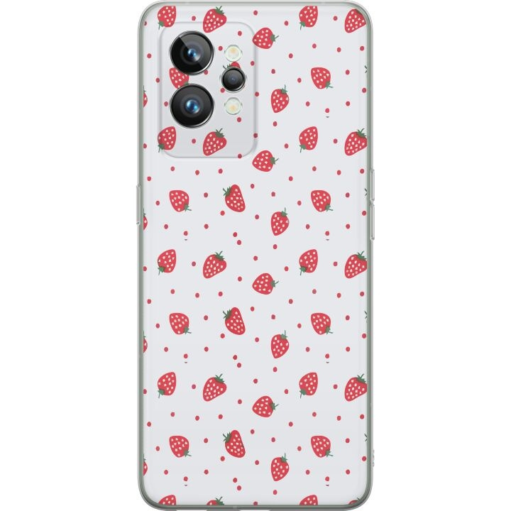 Mobile case for Realme GT2 Pro with Strawberries design in the group SMARTPHONE & TABLETS / Phone cases / Realme at TP E-commerce Nordic AB (A58057)