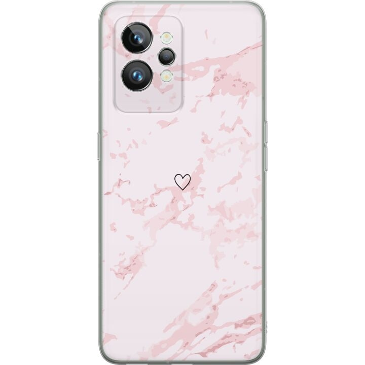 Mobile case for Realme GT2 Pro with Pink Heart design in the group SMARTPHONE & TABLETS / Phone cases / Realme at TP E-commerce Nordic AB (A58063)