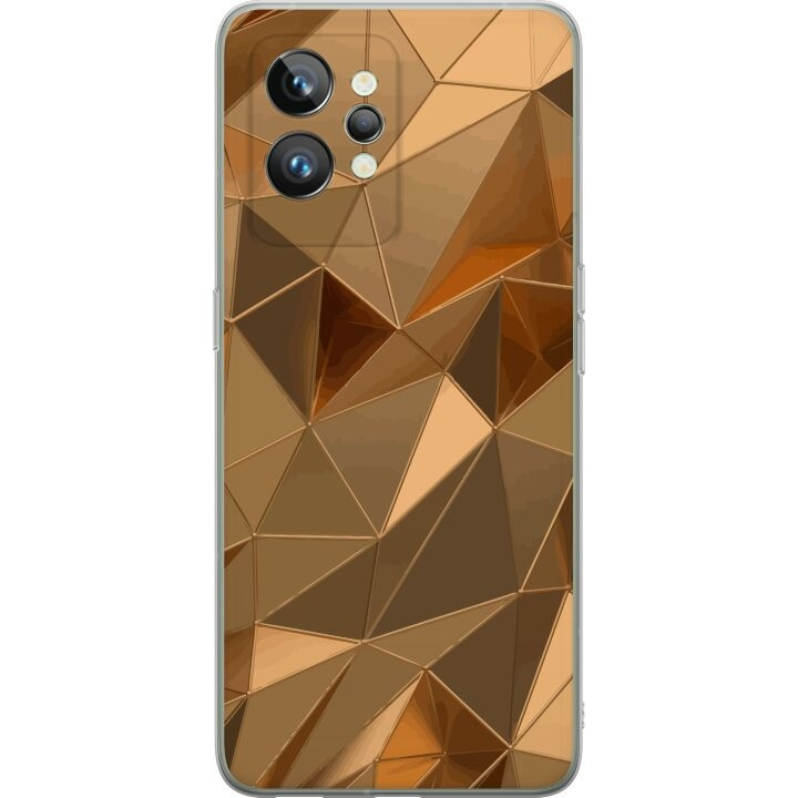 Mobile case for Realme GT2 Pro with 3D Gold design in the group SMARTPHONE & TABLETS / Phone cases / Realme at TP E-commerce Nordic AB (A58064)