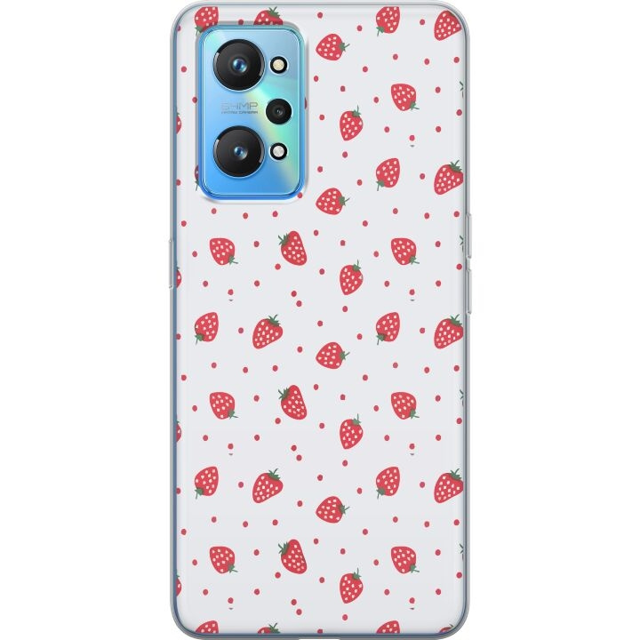 Mobile case for Realme GT Neo2 with Strawberries design in the group SMARTPHONE & TABLETS / Phone cases / Realme at TP E-commerce Nordic AB (A58084)