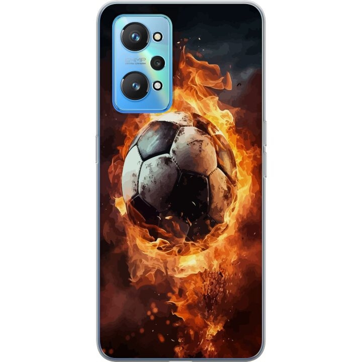 Mobile case for Realme GT Neo2 with Football design in the group SMARTPHONE & TABLETS / Phone cases / Realme at TP E-commerce Nordic AB (A58088)