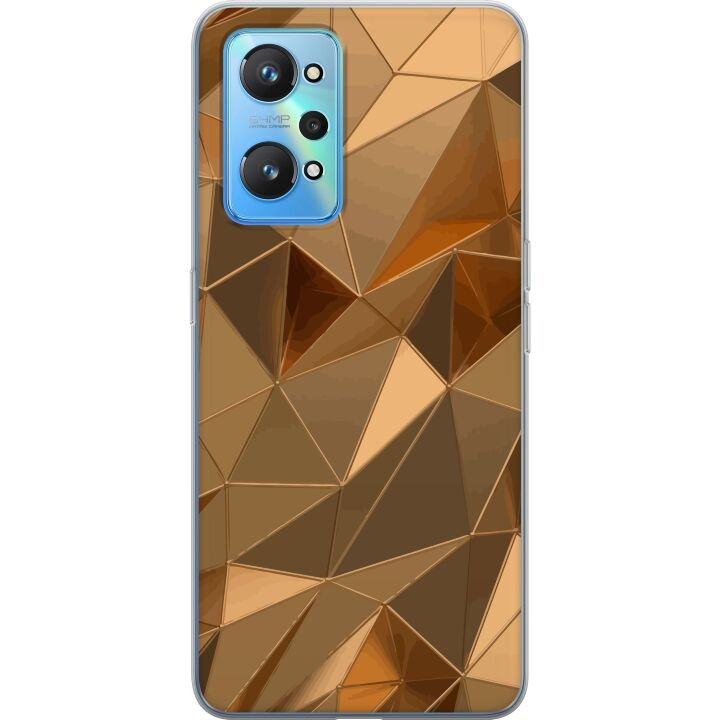 Mobile case for Realme GT Neo2 with 3D Gold design in the group SMARTPHONE & TABLETS / Phone cases / Realme at TP E-commerce Nordic AB (A58091)