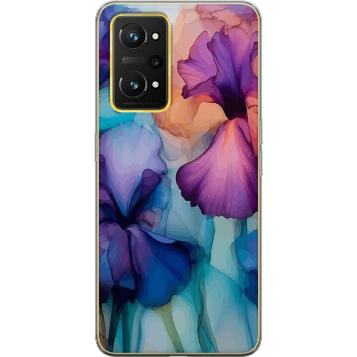 Mobile case for Realme GT Neo 3T with Magical flowers design in the group SMARTPHONE & TABLETS / Phone cases / Realme at TP E-commerce Nordic AB (A58097)