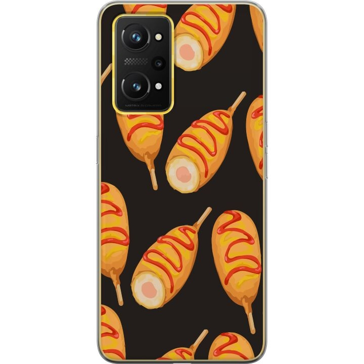 Mobile case for Realme GT Neo 3T with Chicken drumstick design in the group SMARTPHONE & TABLETS / Phone cases / Realme at TP E-commerce Nordic AB (A58103)