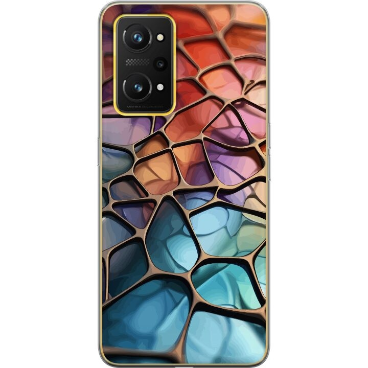 Mobile case for Realme GT Neo 3T with Metallic pattern design in the group SMARTPHONE & TABLETS / Phone cases / Realme at TP E-commerce Nordic AB (A58104)