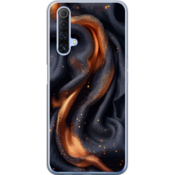 Mobile case for Realme X50 5G with Fiery silk design in the group SMARTPHONE & TABLETS / Phone cases / Realme at TP E-commerce Nordic AB (A58122)