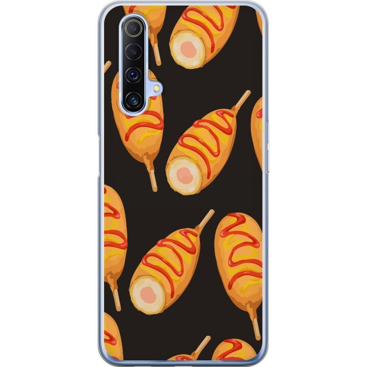 Mobile case for Realme X50 5G with Chicken drumstick design in the group SMARTPHONE & TABLETS / Phone cases / Realme at TP E-commerce Nordic AB (A58130)