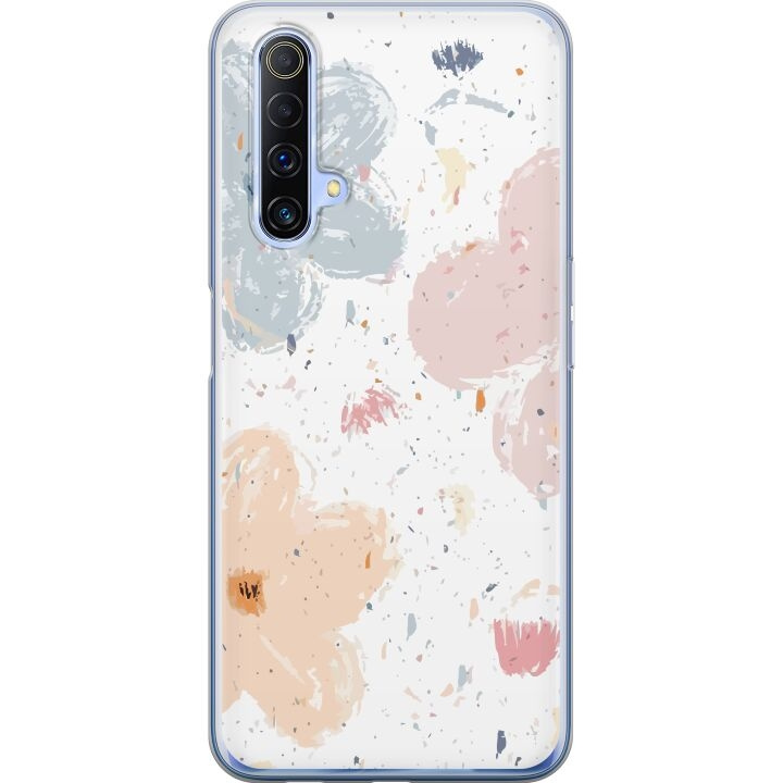 Mobile case for Realme X50 5G with Flowers design in the group SMARTPHONE & TABLETS / Phone cases / Realme at TP E-commerce Nordic AB (A58133)